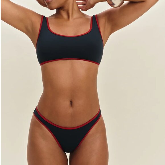 Reformation Douro Bikini Bottom Blue - Size S - Picture 3 of 3